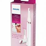 Philips SatinCompact Women's Precision Trimmer, Instant Hair Removal for Face & Eyebrows, Fine Body Hair, HP6389