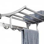 Plantex Bathroom Accessories- Stainless Steel 6pcs Bathroom Organizer Set